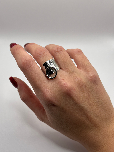 Bague breloque cercle