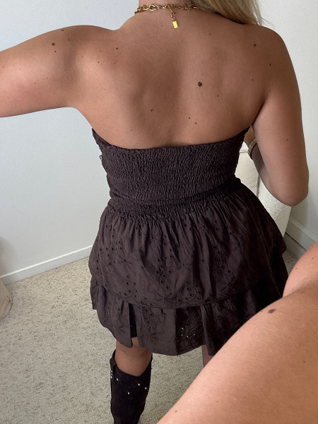 Combi-short broderie