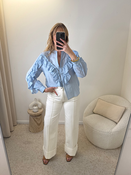 Chemisier à volants