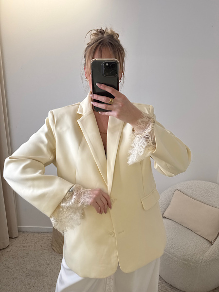 Blazer dentelle