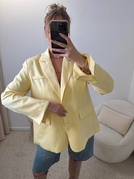 Blazer open jaune