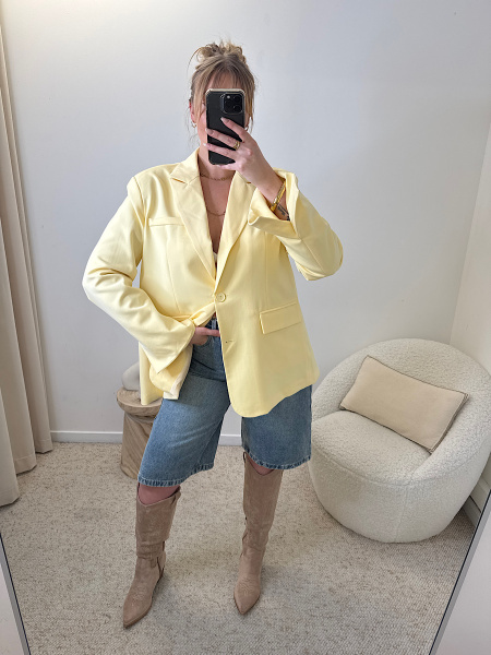 Blazer open jaune