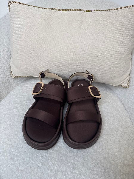 Sandales satinées