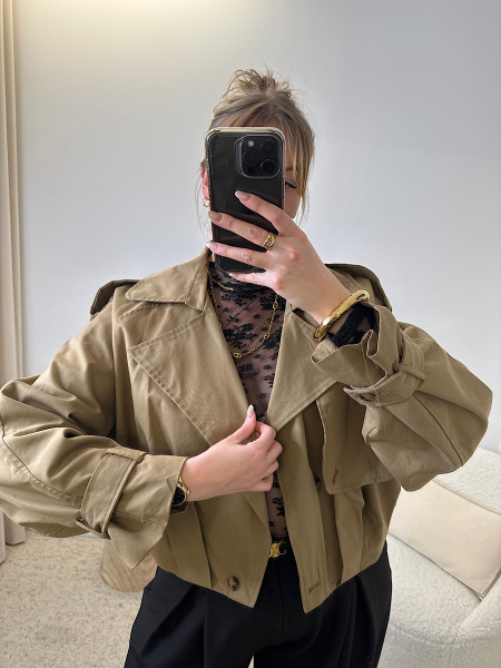Trench bombers taupe