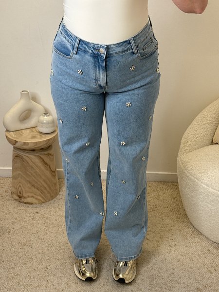 Jeans flowers