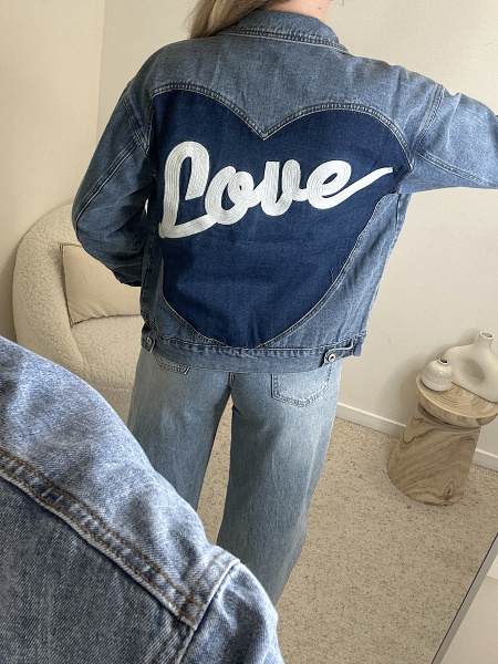 Veste jeans LOVE