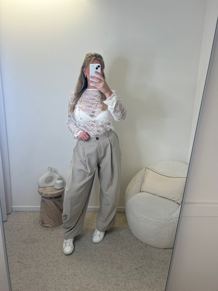 Pantalon pinces ballon