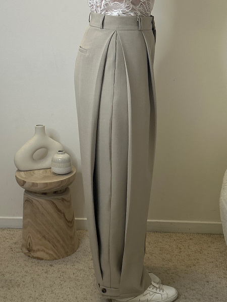 Pantalon pinces ballon