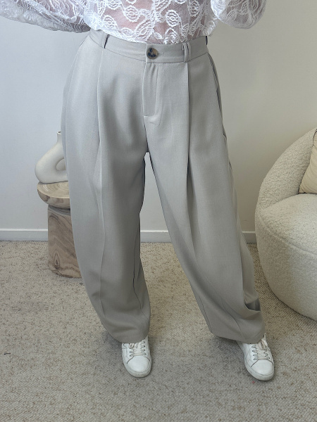 Pantalon pinces ballon