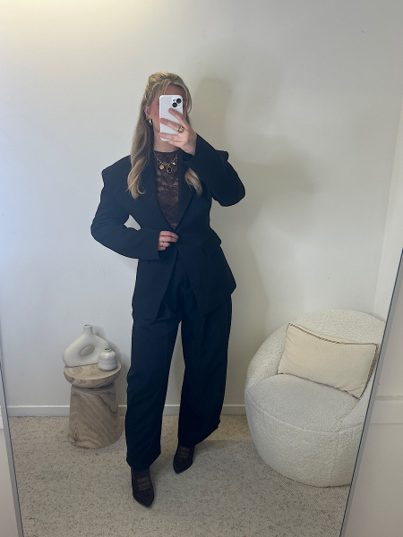 Pantalon pinces ballon