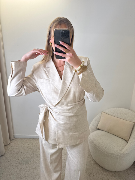 Blazer Paréo avoine