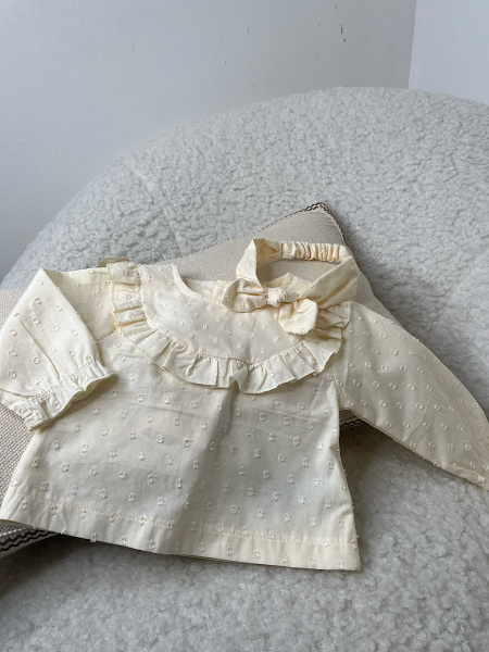 Blouse + bandeau à pois