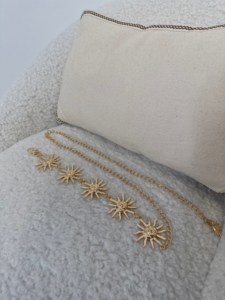Ceinture bijoux soleil