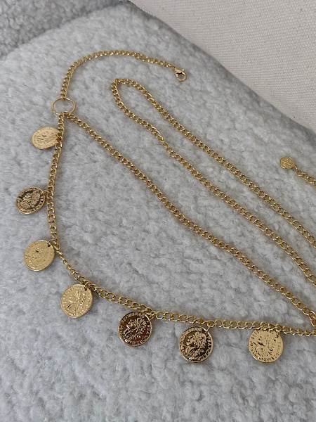 Ceinture bijoux pièces