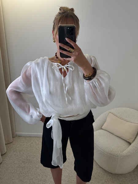 Blouse irisée