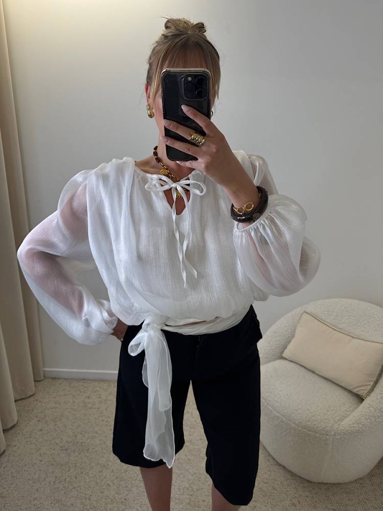 Blouse irisée
