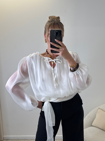 Blouse irisée