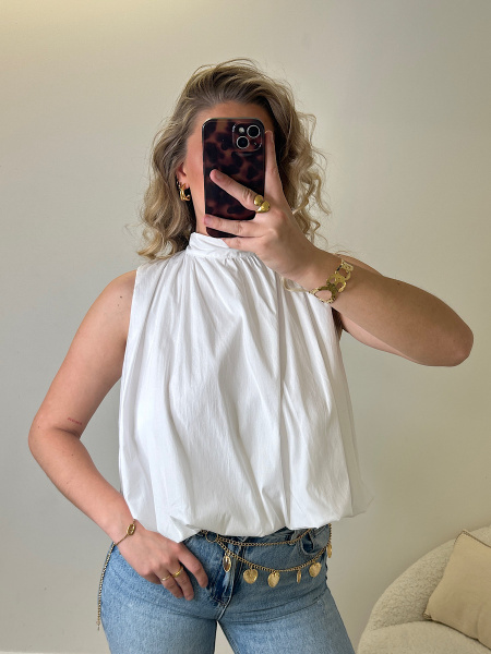 Blouse Ballon sans manches