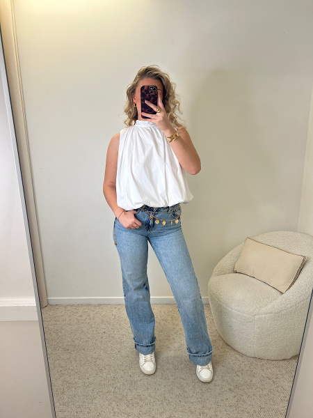 Blouse Ballon sans manches