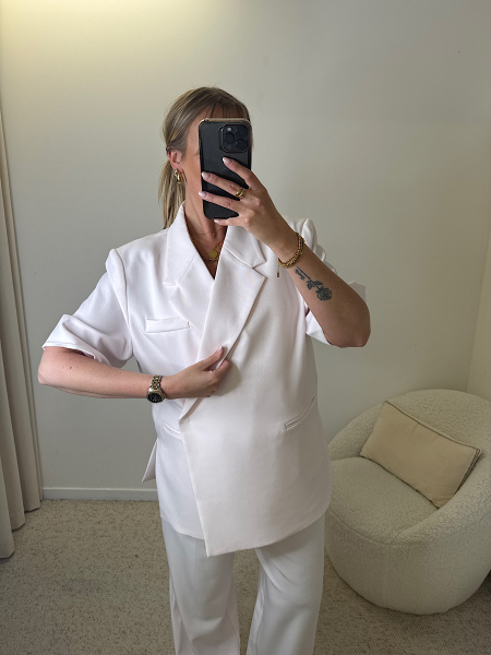 Blazer manches courtes