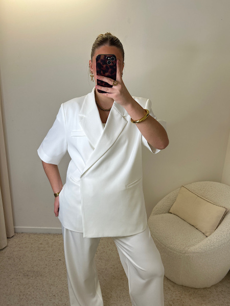 Blazer manches courtes