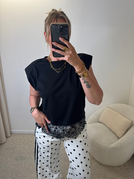 T-shirt dentelle