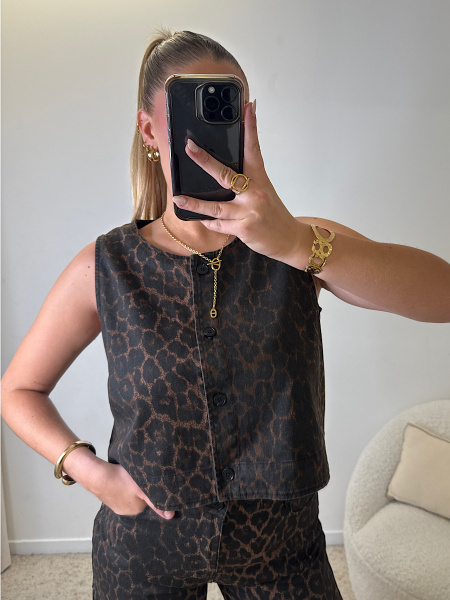 Boléro leopard