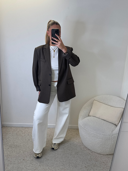 Blazer open chocolate