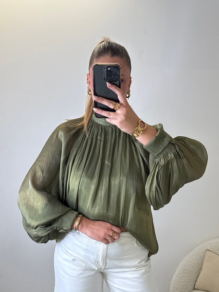 Blouse Eléonore brillante