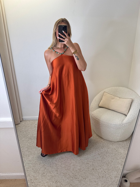 Robe perles