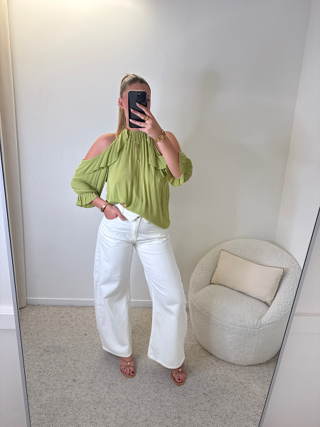 Blouse à volants