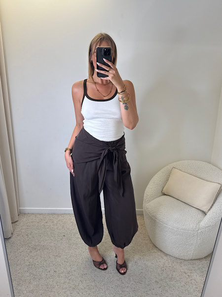Pantalon ballon pareo