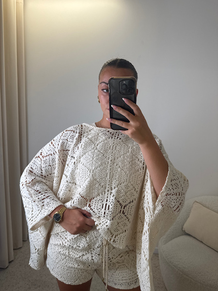 Blouse crochets