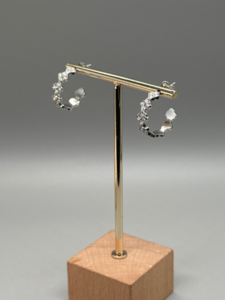 Boucles inspiration strass