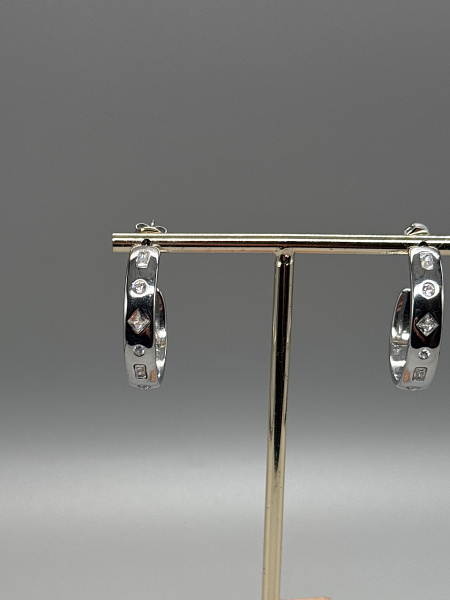 Boucles creoles strass