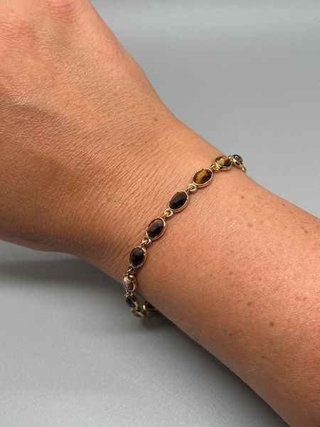 Bracelet perles brown