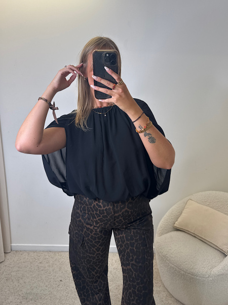 Blouse drapée