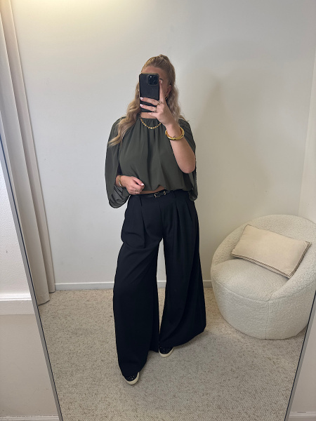 Blouse drapée