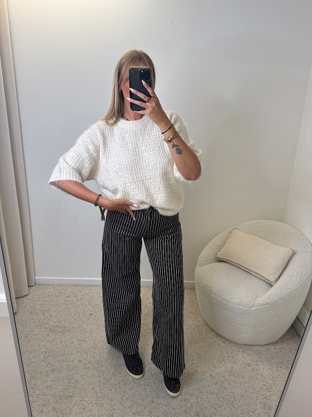 Jeans à rayures