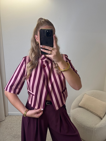Blazer rayé