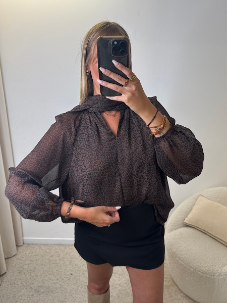 Blouse leopard