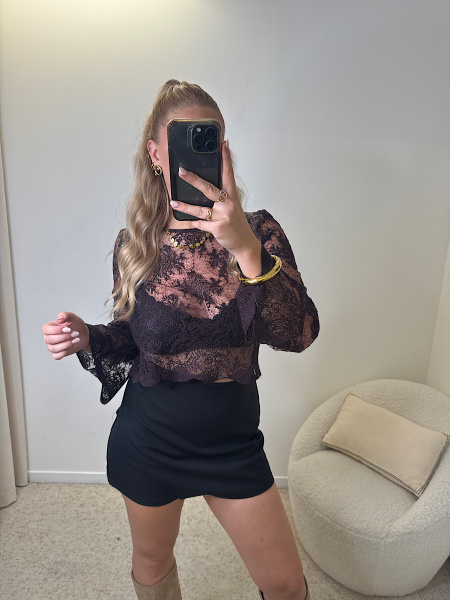 Blouse dentelle