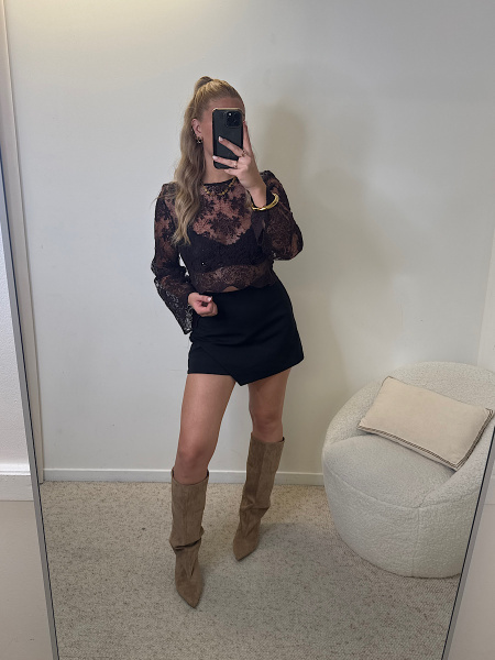 Blouse dentelle
