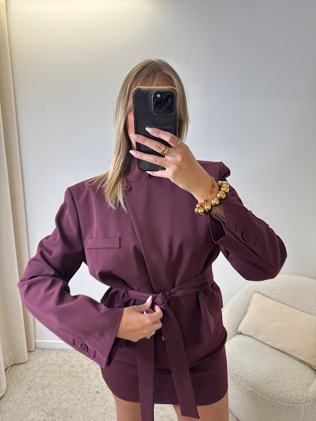 Blazer ceinturé
