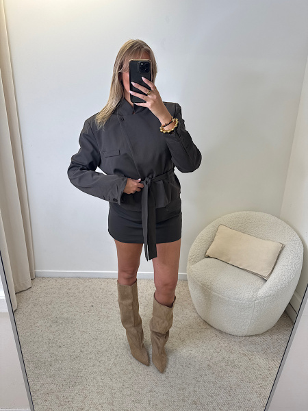 Blazer ceinturé
