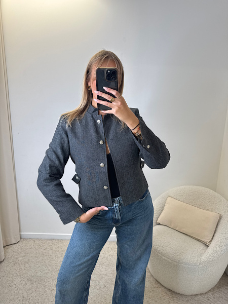 Veste Claudie Argent
