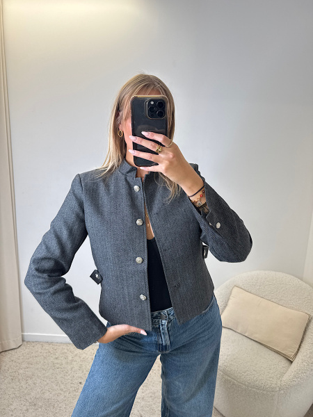 Veste Claudie Argent