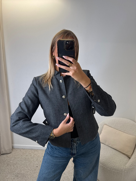 Veste Claudie Argent