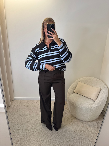 Pantalon ceinture atypique