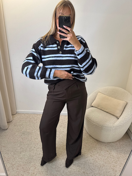 Pantalon ceinture atypique